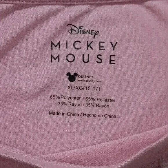 Disney t-shirt junior's XL 15/17 pink - Picture 4 of 9